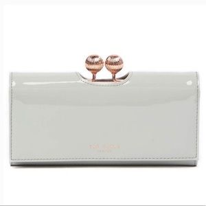 NWT Ted Baker London Bobble Patent Leather Wallet